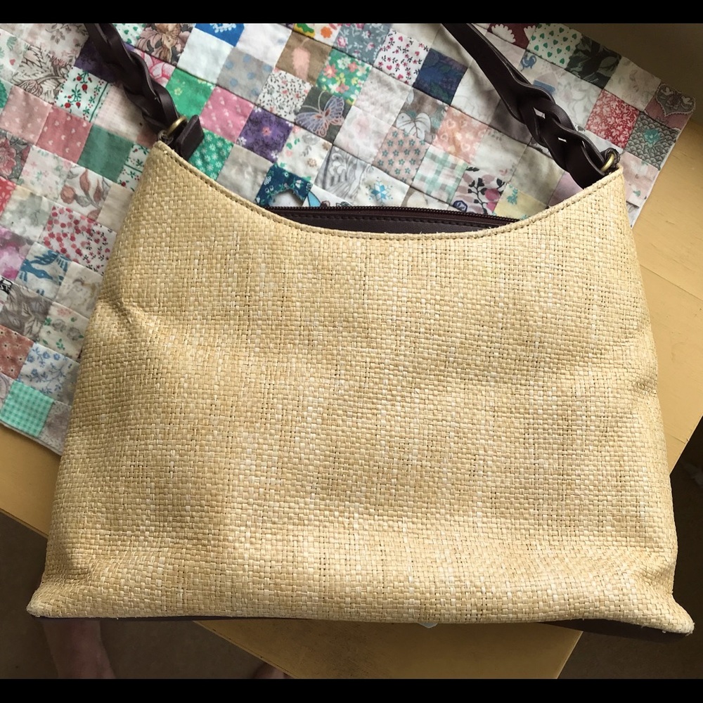 Etienne Aigner straw bag